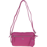Ashwood Leather Crossbody X Shoulder Bag Berry: Sterling
