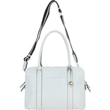 Ashwood 3 Section Large Leather Handbag White: X-39