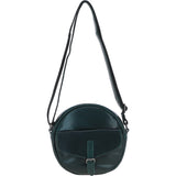 Ashwood Leather Round Crossbody Bag Green: P-66