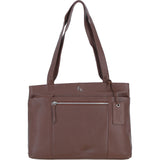 Ashwood Elegant Multi-Pocket Shoulder Bag Cognac: Newport