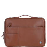 Leather Organizer with Laptop Compartment Tan: 64546