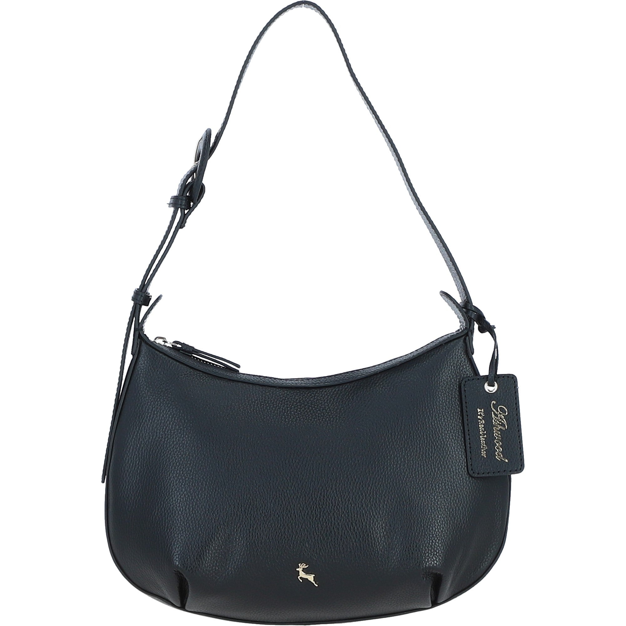 Ashwood Leather Shoulder Bag Black: 64732
