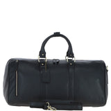 Classic Leather Weekend Bag Black: Q-46