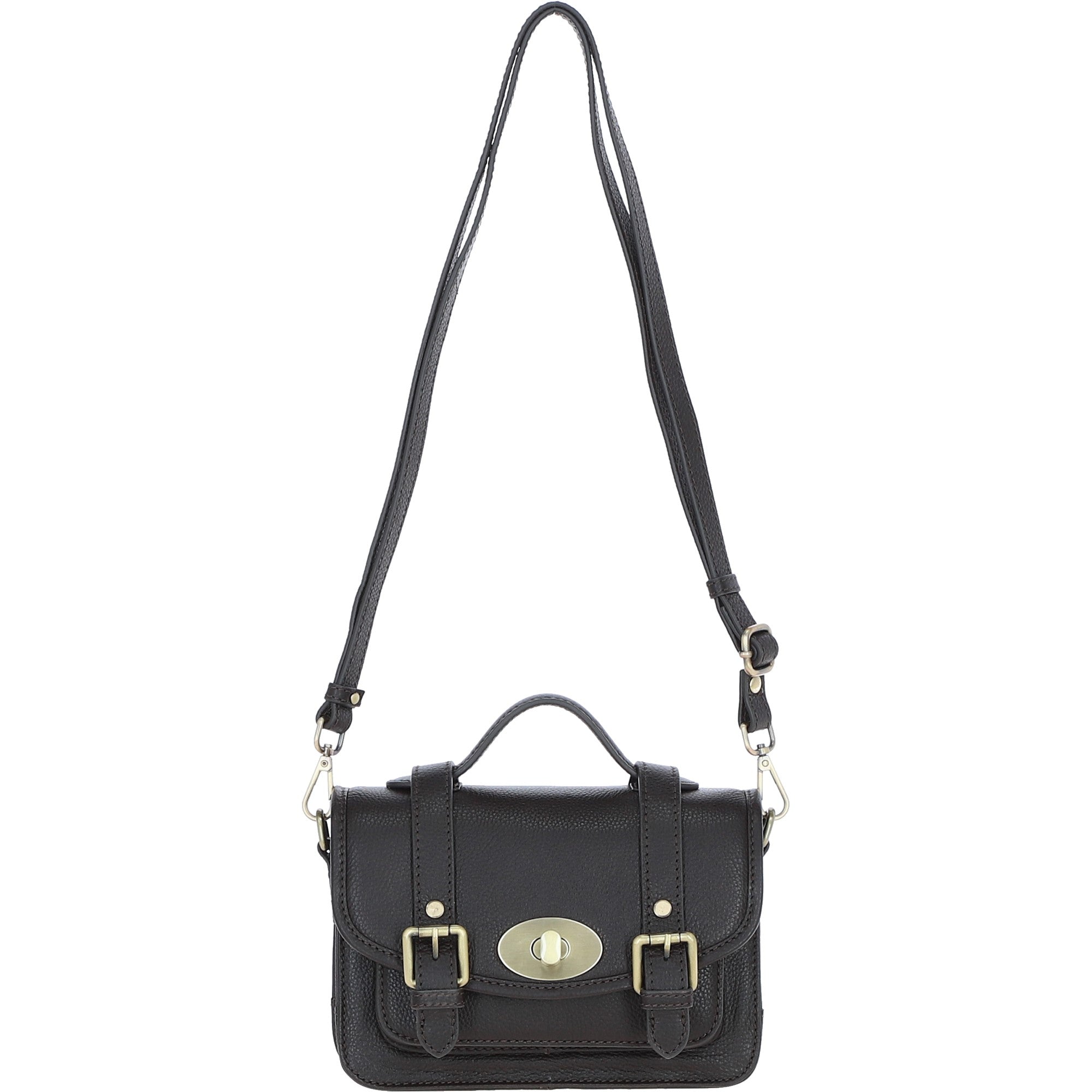 Ashwood Leather Elegance Crossbody Bag Brown: M-88