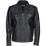 Ashwood Leather Bomber Jacket Black Ruboff: 1896