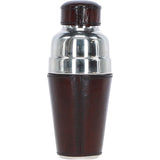 Ashwood Leather-Wrapped Stainless Steel French Cocktail Shaker Chestnut: LF-188
