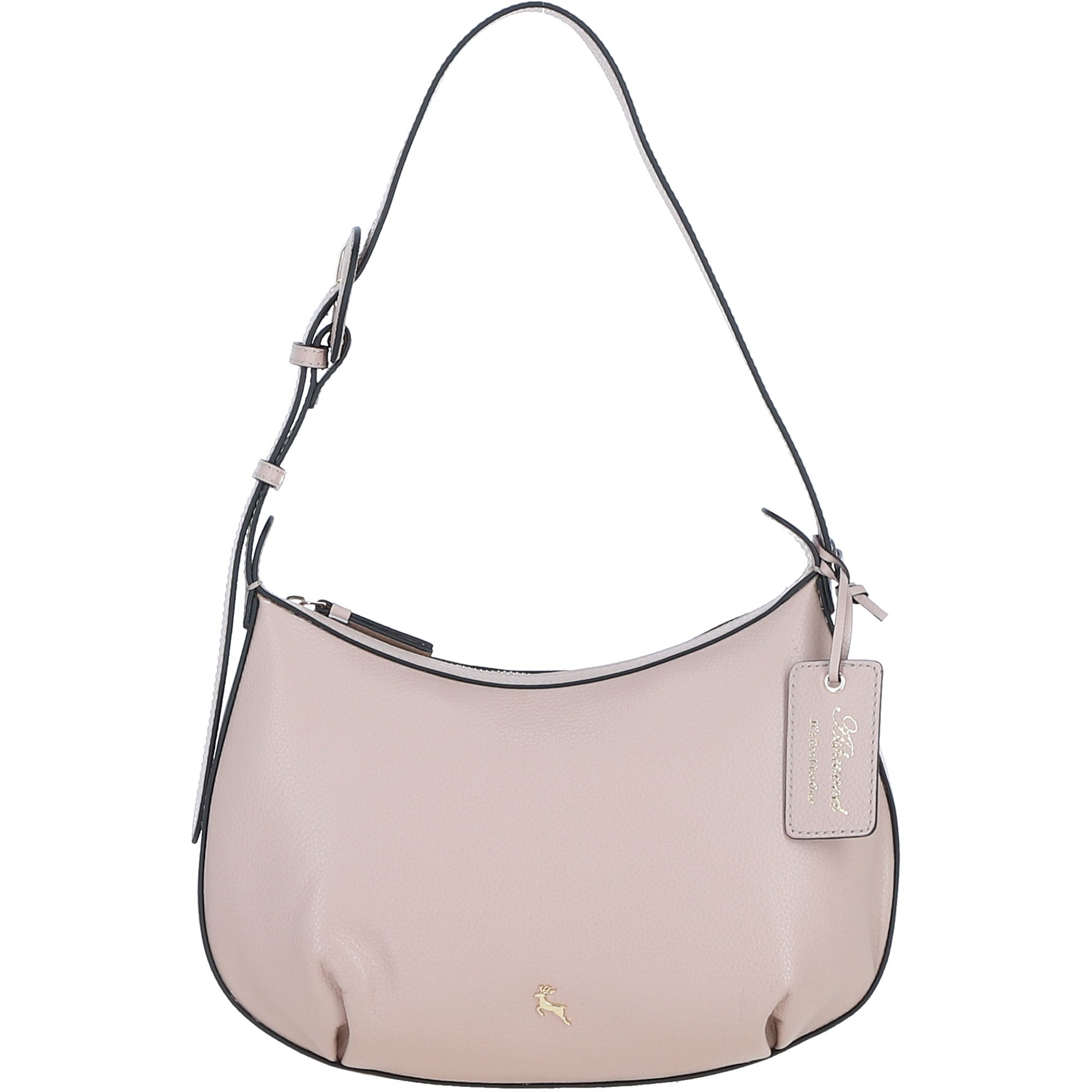 Ashwood Leather Shoulder Bag Beige: 64732