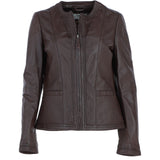 Leather Jacket Mid Brown: AWL-672