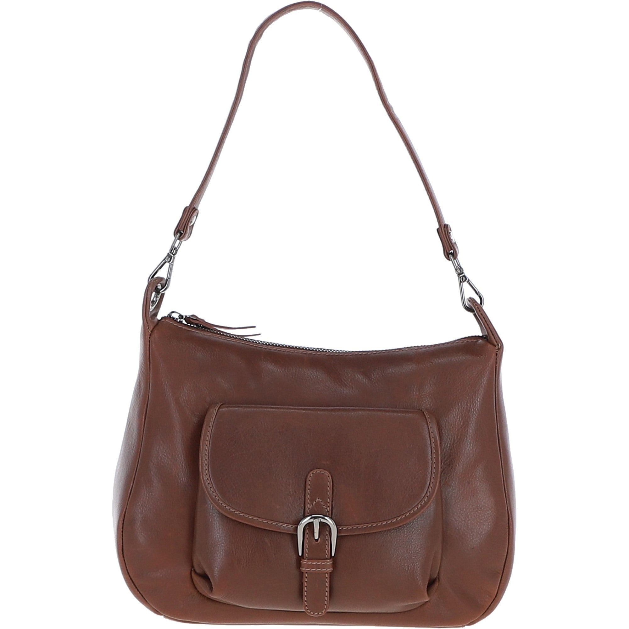 Ashwood Leather Women’s Buckle Shoulder Tote Bag Chestnut: S-33