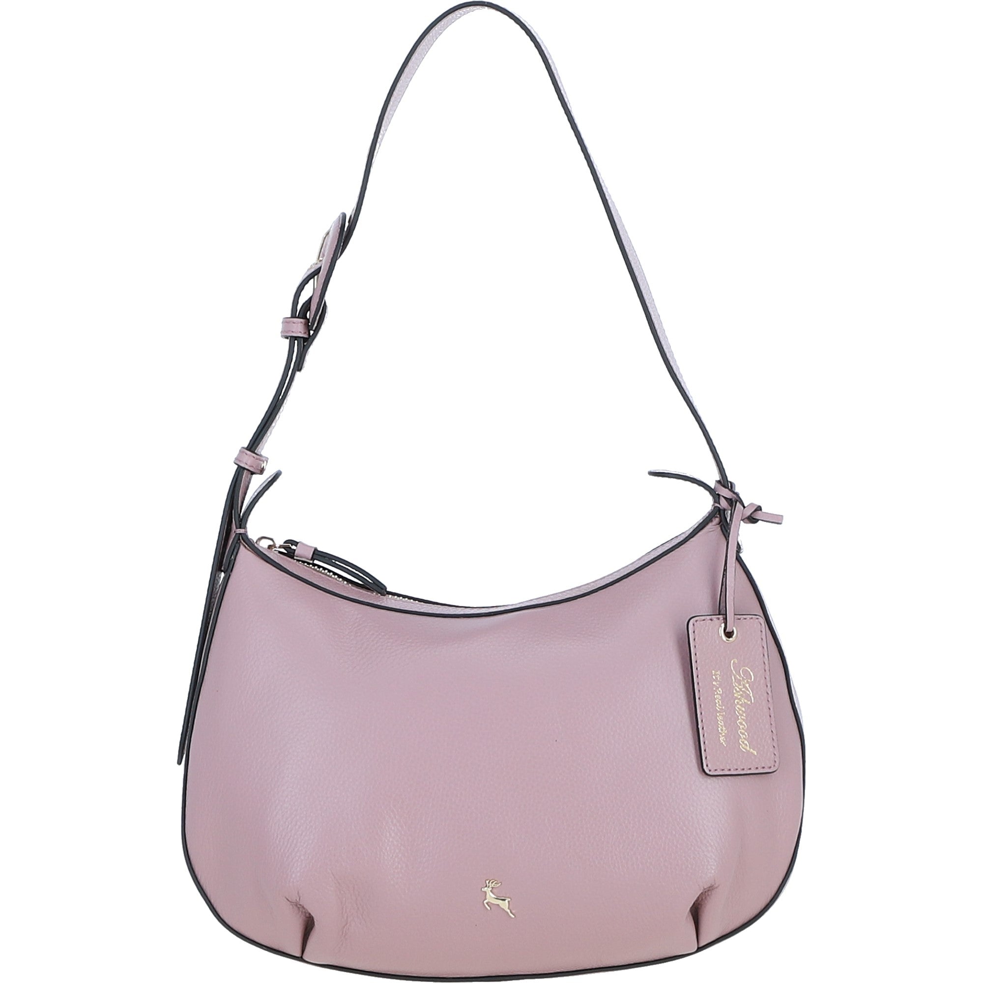 Ashwood Leather Shoulder Bag Wood Rose: 64732