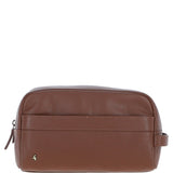 Gabicci Leather Washbag Tan: GB-64959