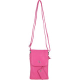 Ashwood Leather Smartphone Crossbody Bag Hot Pink: York