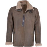 Leather Sheepskin Flying Jacket Antique: Anton