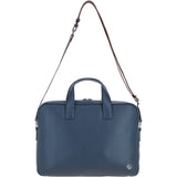 Brampton Leather Men's Messenger Bag Navy: 64273