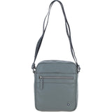 Brampton Leather Men's Crossbody Bag Grey: 64405