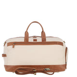 Fenland Canvas & Leather Holdall Tan/cream: FEN-757