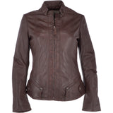 Leather Jacket Mid Brown/nap: NIBI 2