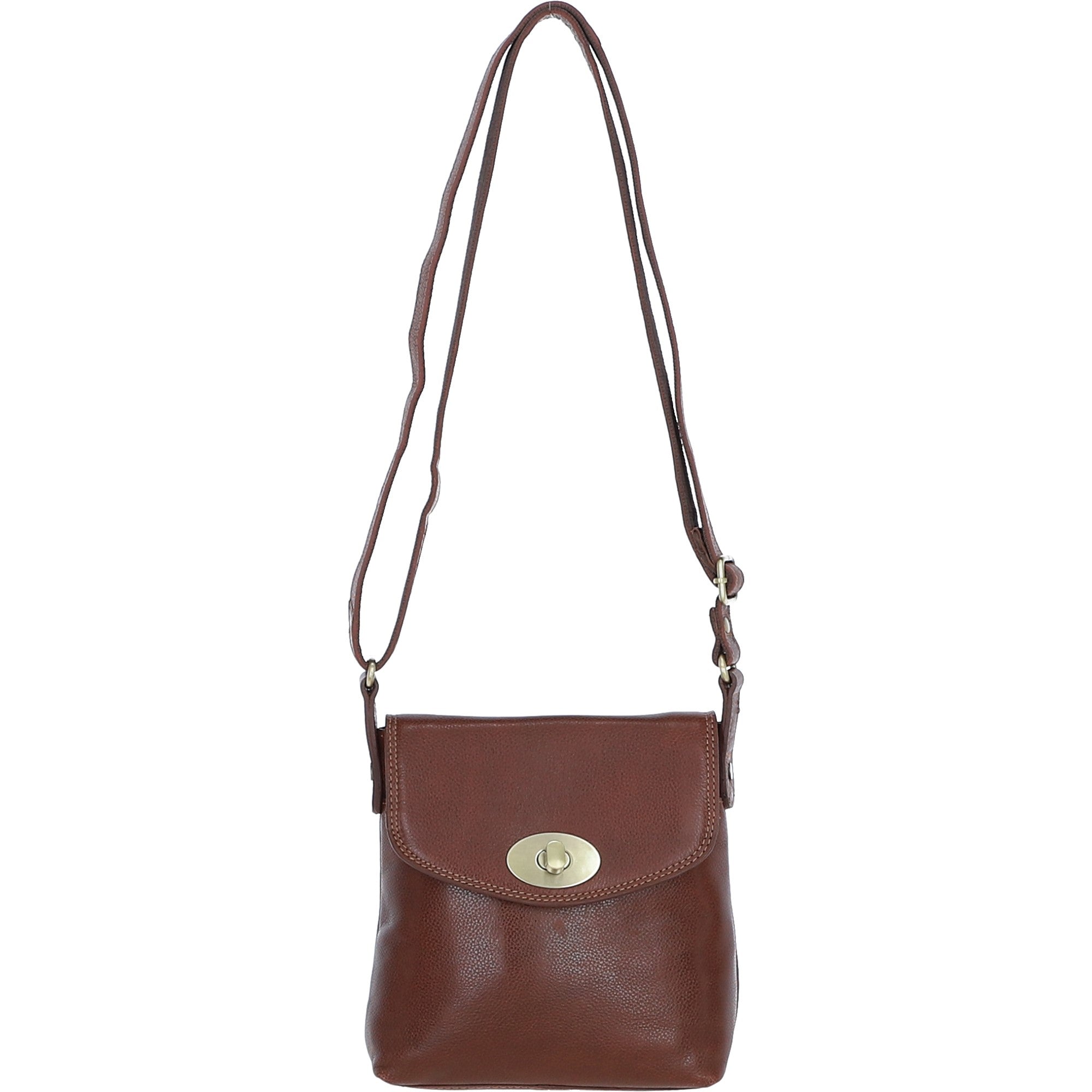 Ashwood Leather Crossbody Bag Tan: M-83