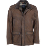 Mens Trapper Leather Jacket Brown 27: 162211