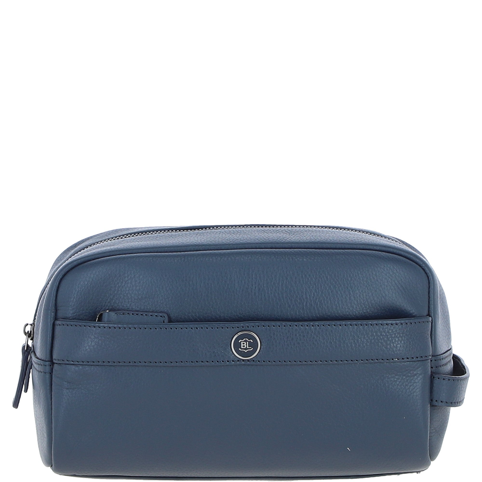 Brampton Leather Washbag Navy: 64407