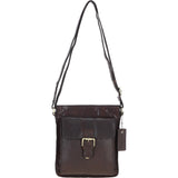 Ashwood Classic Leather Side Bag Brandy: Q-41