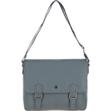 Brampton Leather Men's Emissary Messenger Bag Grey: 64403