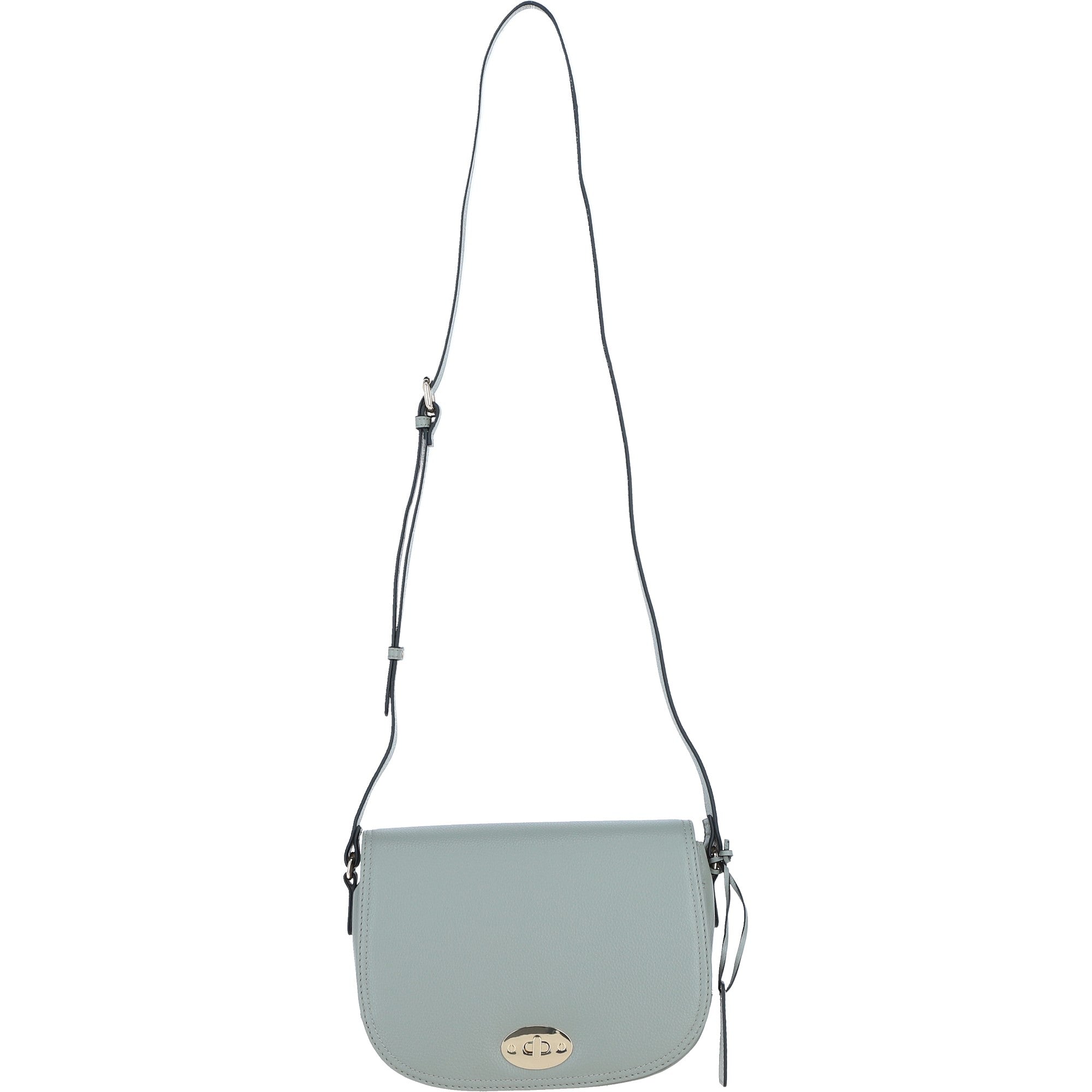 Ashwood Leather Crossbody Bag with Twist Lock Sage: 64787