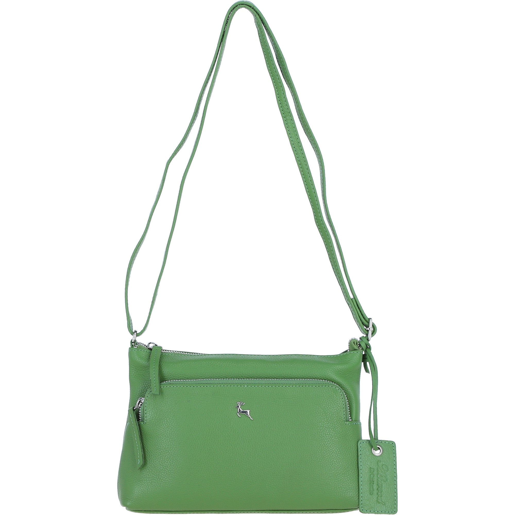 Ashwood Leather Crossbody Bag Fern: Bristol