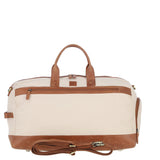 Fenland Canvas & Leather Holdall Tan/cream: FEN-757
