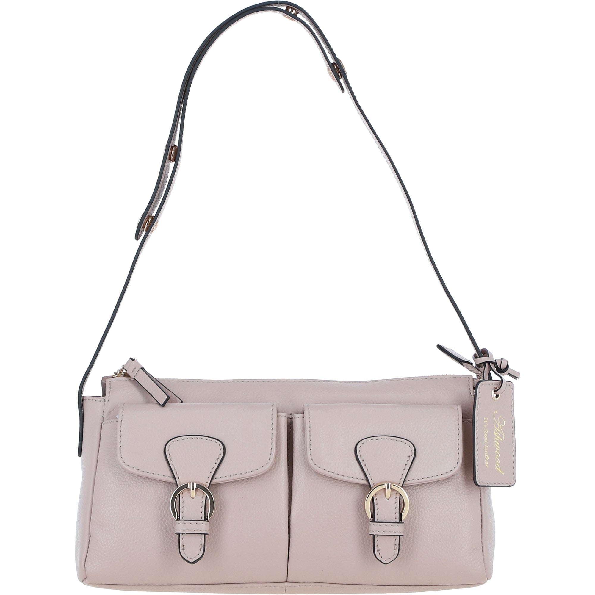 Chic and Stylish Shoulder Bag with Adjustable Strap Beige: 64416