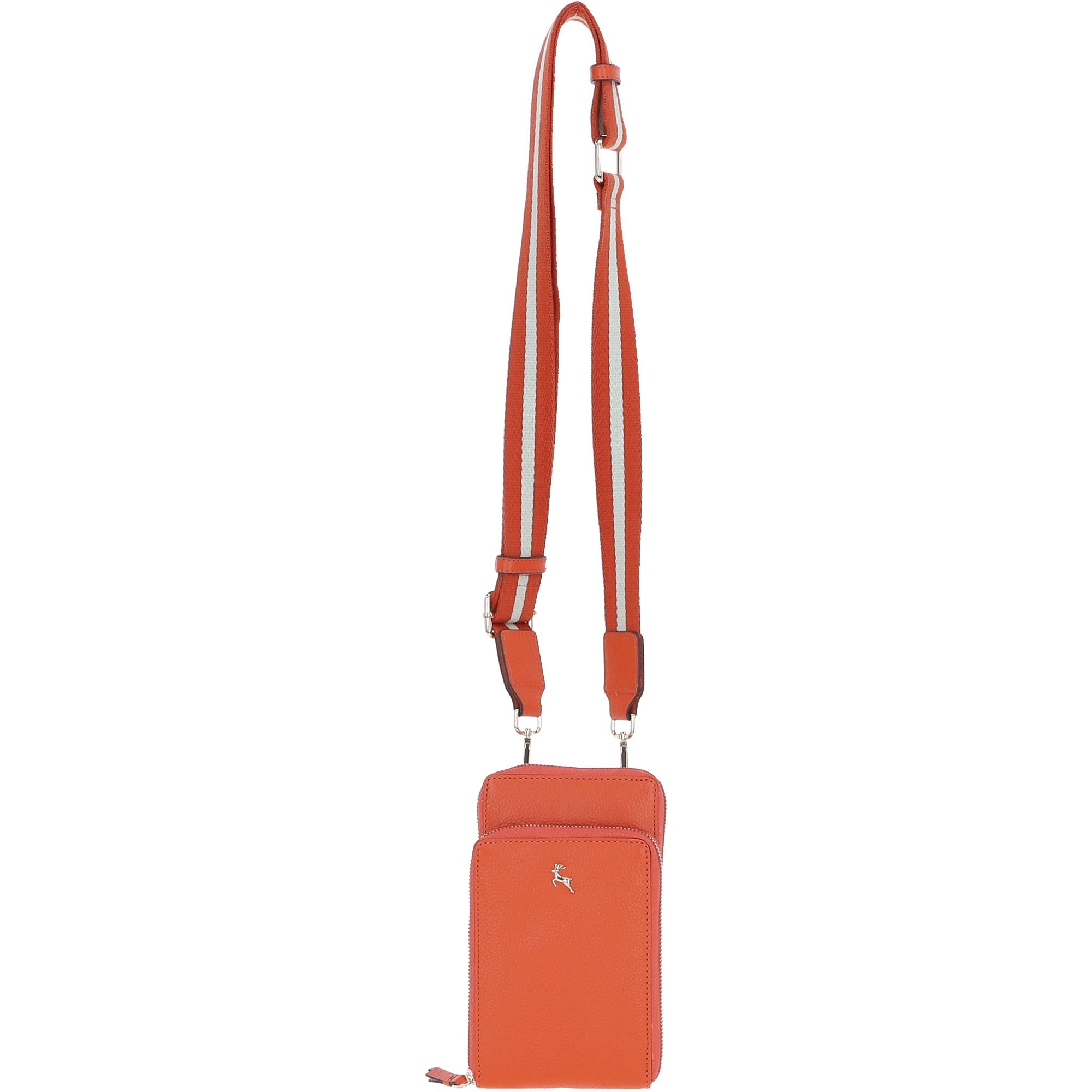 Ashwood Leather Luxury Crossbody Phone Bag Design-X Orange: X-31
