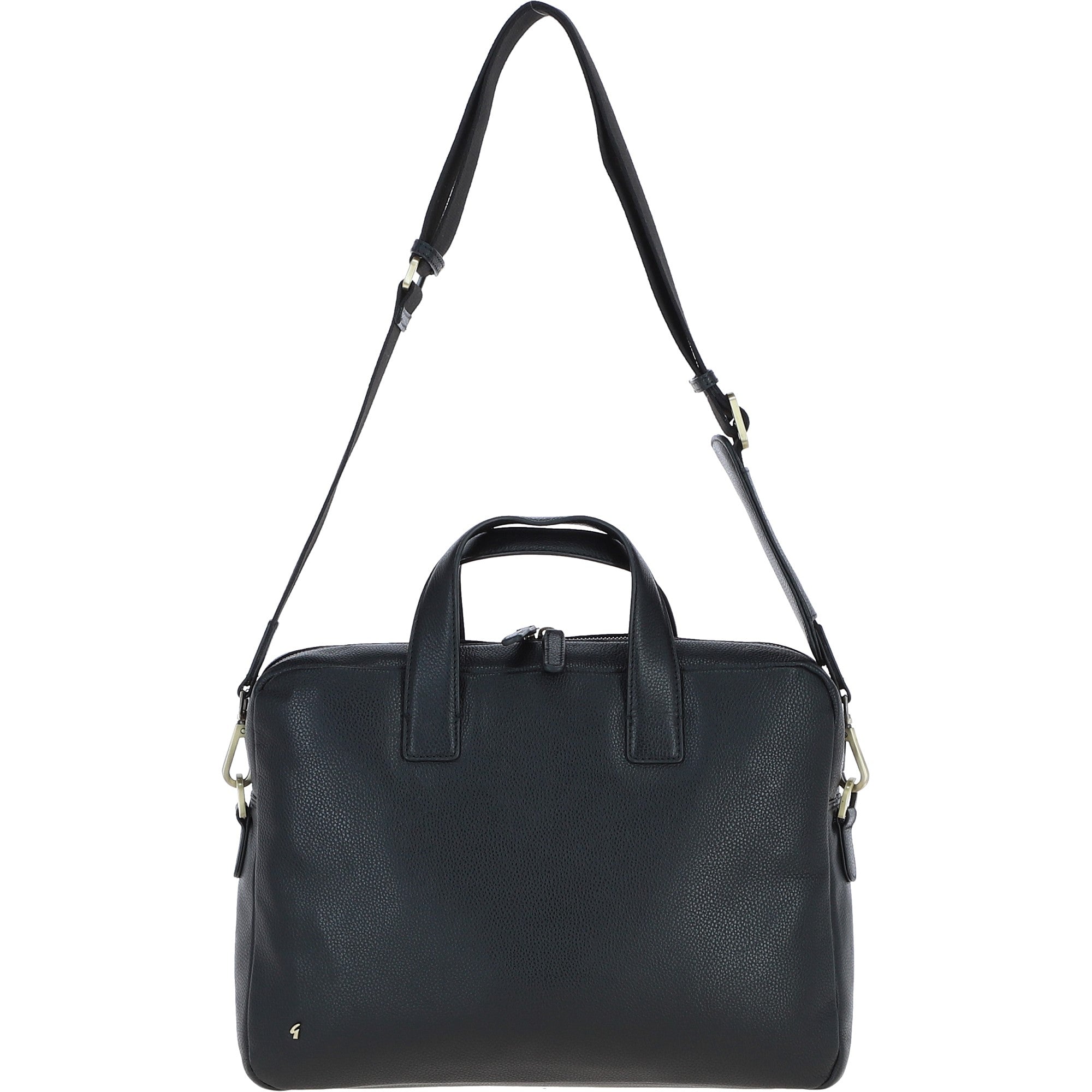 Gabicci Leather Messenger Bag Black: GB-64962