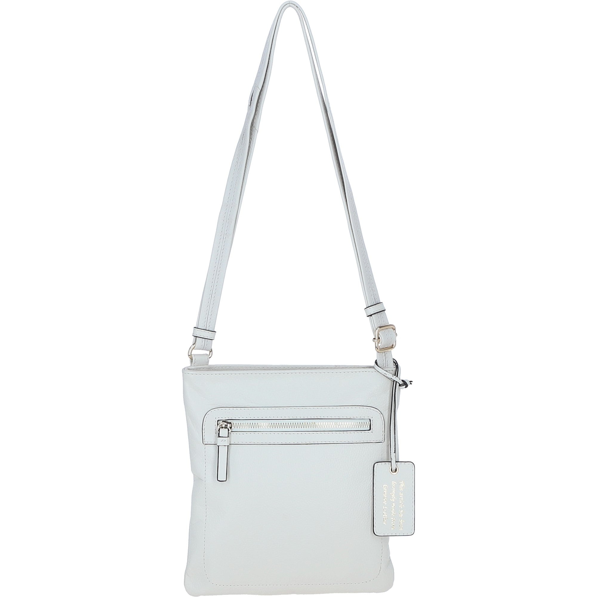 Ashwood Leather Crossbody Bag - White: 63014/cb3