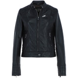 Leather Jacket Black: NANCY