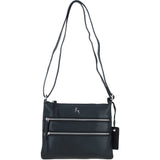 Ashwood Leather Crossbody Bag Black: Ayr