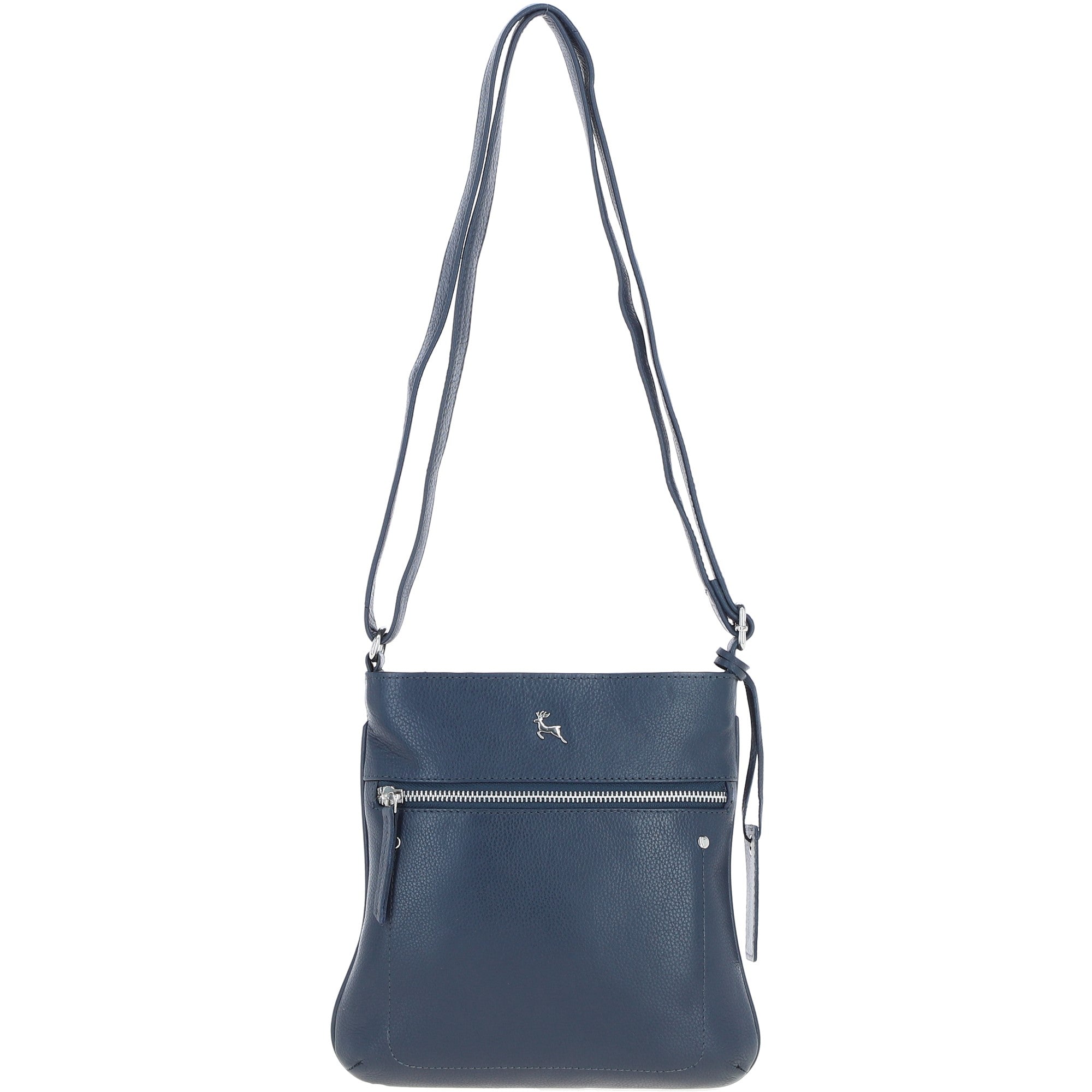 Ashwood Women's Leather Shoulder Bag Navy: Edinburgh