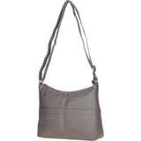 Ashwood Ladies Leather Shoulder Bag Taupe: AJ4