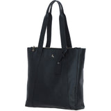 Ashwood Modern Black Leather Shoulder Bag: 63004