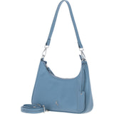 Ashwood Leather Ladies Shoulder X Crossbody Bag Denim Blue: 64397