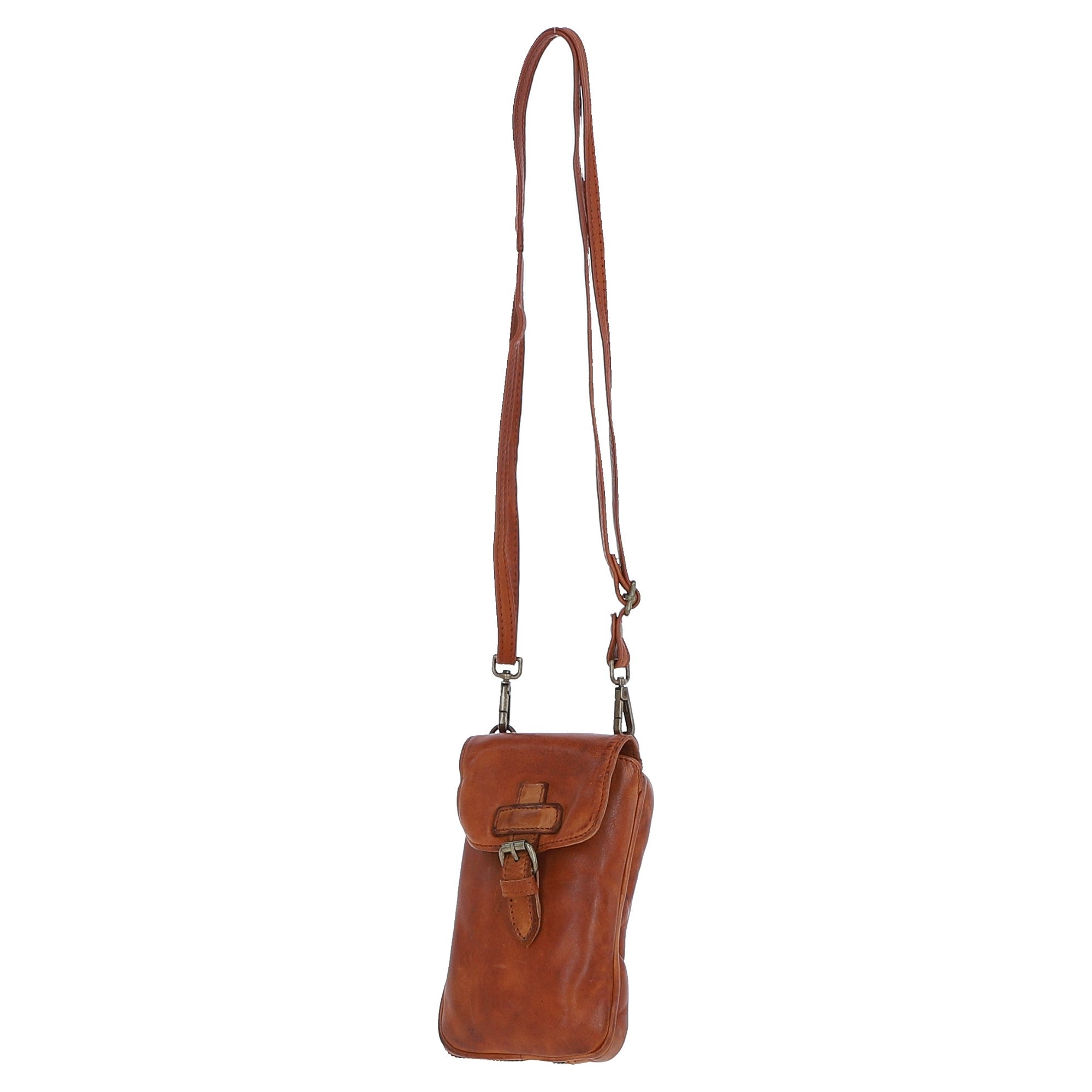 Ashwood Leather Crossbody Smart Phone Bag Tan: D-99