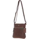 Ashwood Women's Leather Shoulder Bag Cognac: Edinburgh