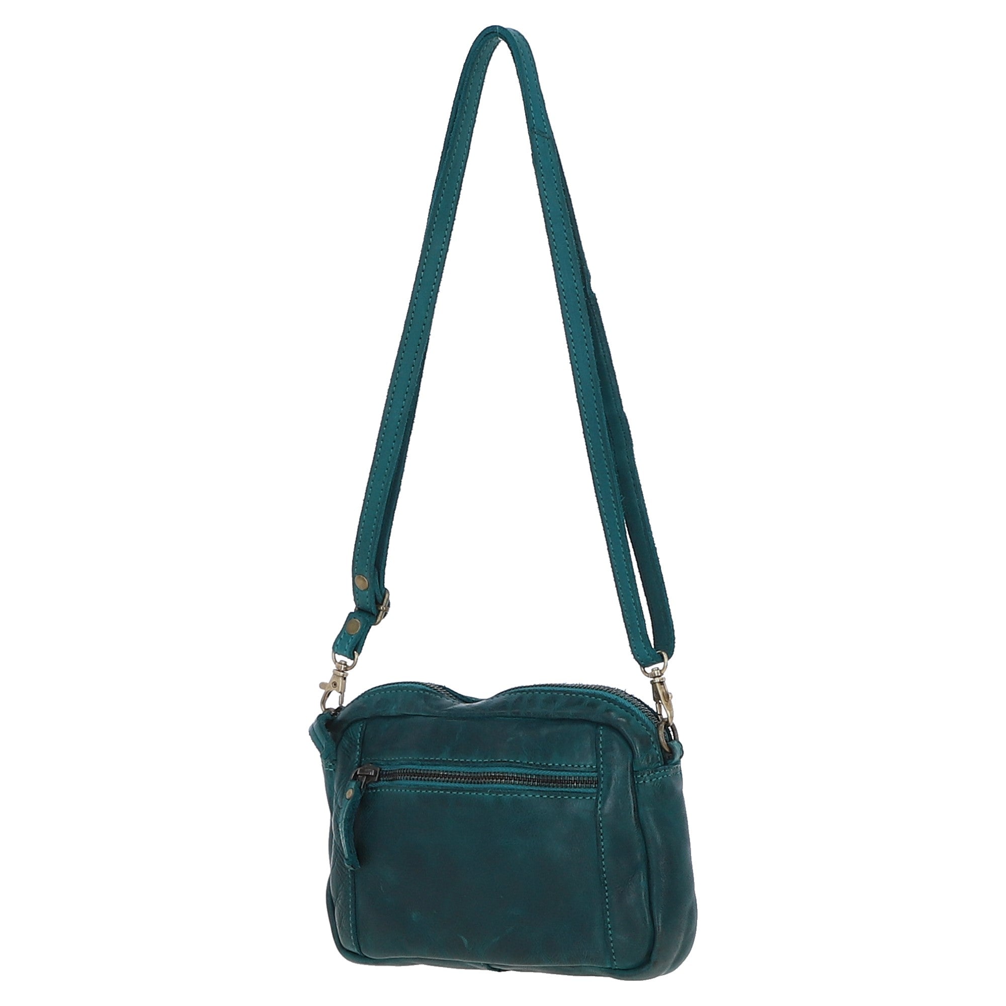 Ashwood Vintage Cross Body Bag Teal: D-98