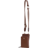 Ashwood Leather Luxury Crossbody Phone Bag Design-X Tan: X-31