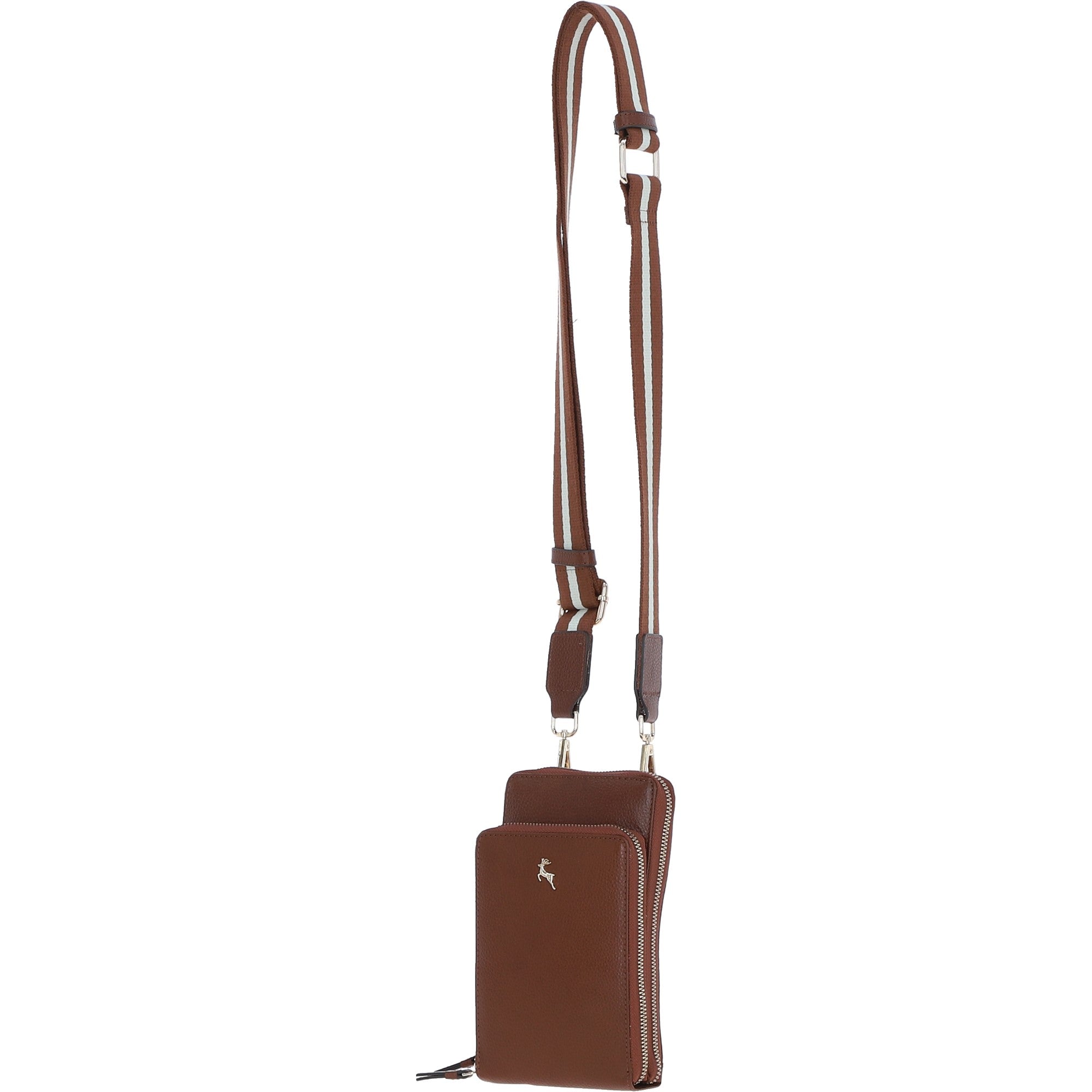 Ashwood Leather Luxury Crossbody Phone Bag Design-X Tan: X-31