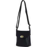 Ashwood Leather Crossbody Bag Black: M-83