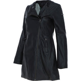 Ladies 3/4 Side Zip Leather Jacket Black: Aroma