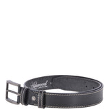Mens Leather Belt Black: AB-02