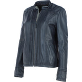 Leather Jacket Navy/nap: AWL-710