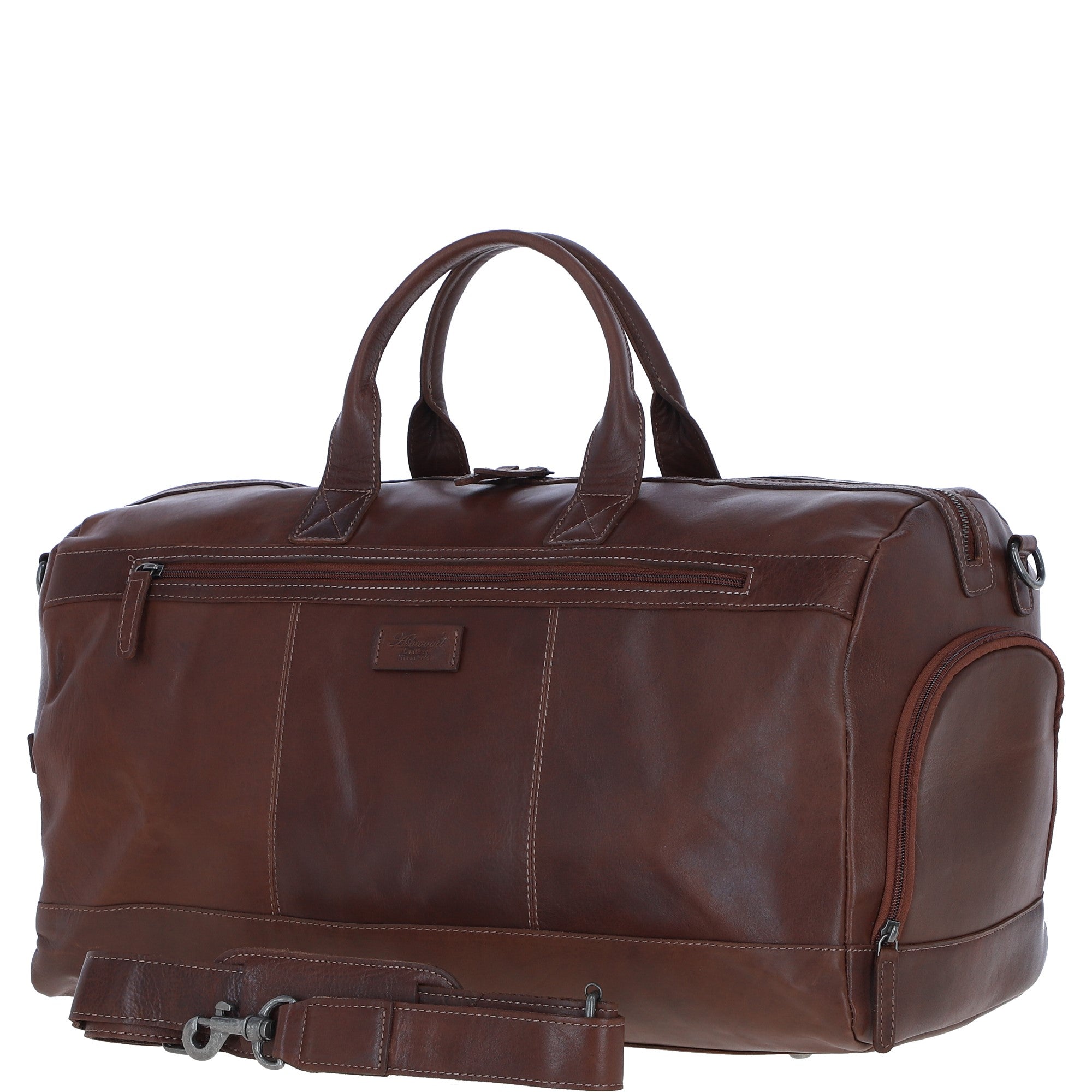 Ashwood Leather Men's Sturdy Holdall Chestnut: S-65