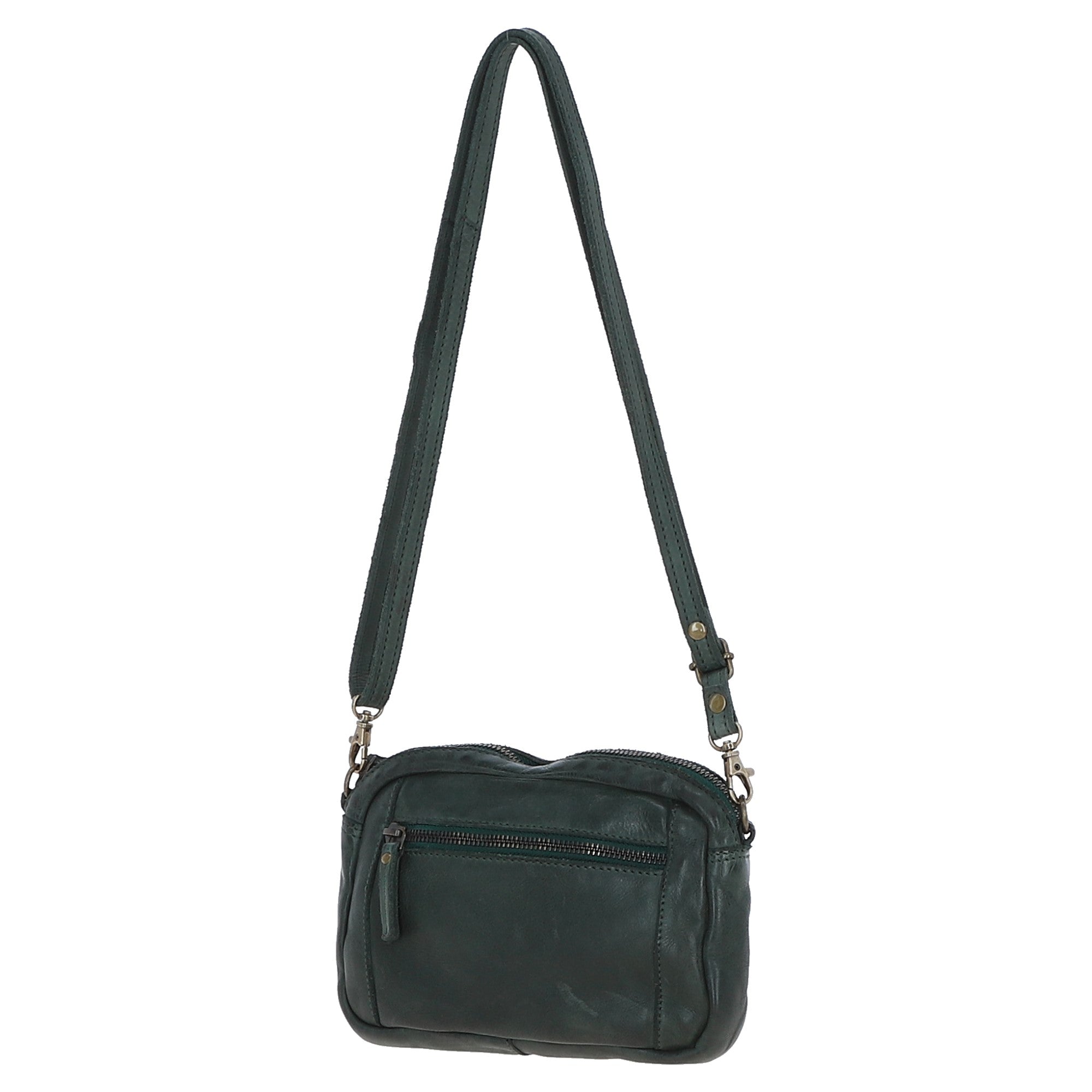 Ashwood Vintage Cross Body Bag Green: D-98